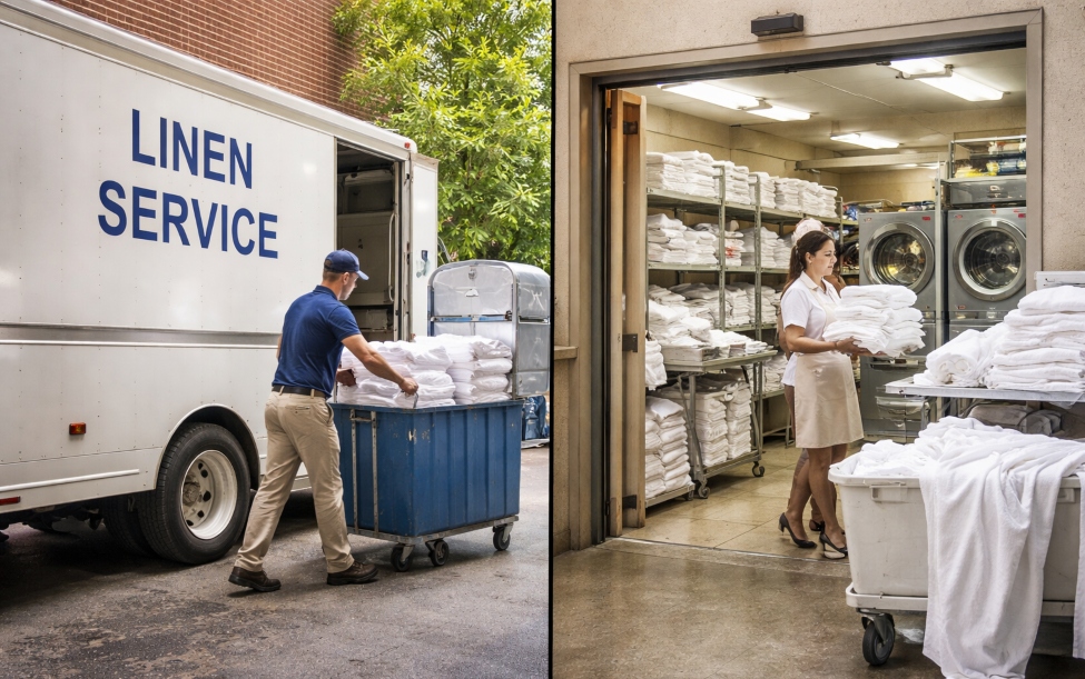 Linnenverhuur Vs Interne Wasserij Realiteit