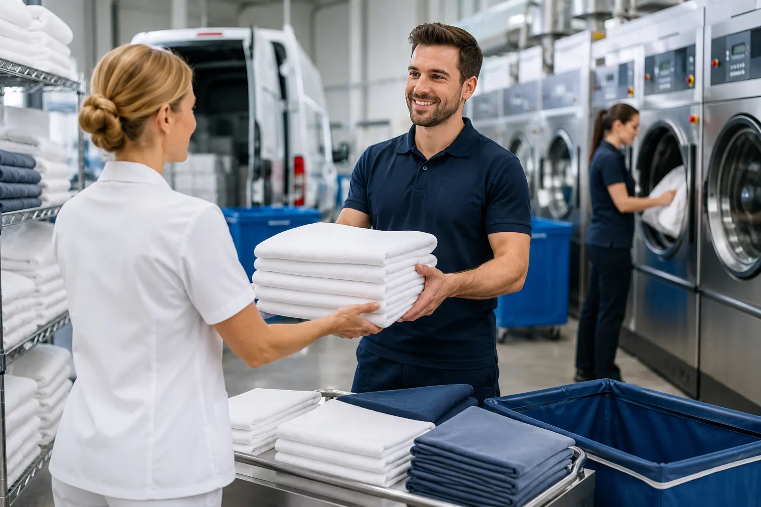 Wasserij Almere Horeca Textiel